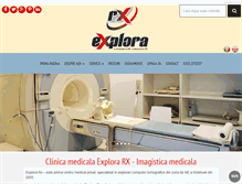 Tablet Screenshot of explora-rx.ro